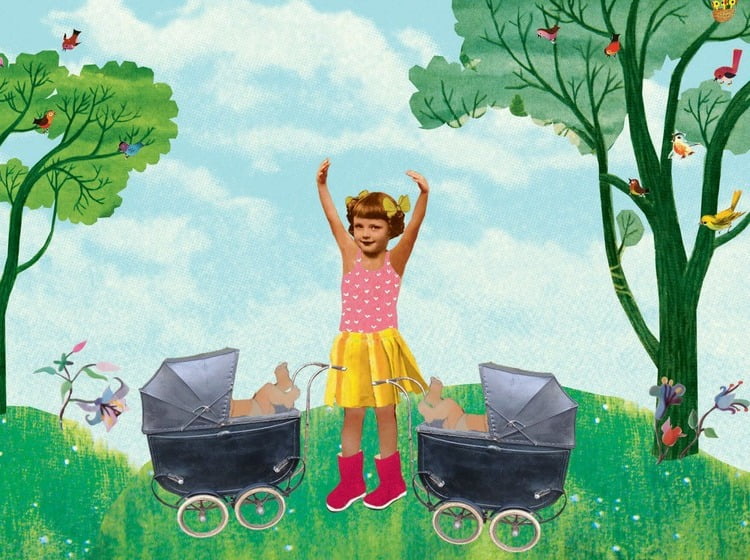 Geboortekaartje aankondiging announcement birth kaartje birthcard card baby babycard Origineel uniek feest vintage retro poesie nostalgie gezellig vrolijk kleurrijk stoer schattig nostalgisch fantasie creatief art kunst illustratie illustration gouden boekje kijkplaat zoekprent zoekplaat zoekboek kinderboek festival reizen gepersonaliseerd Bloemen dieren broer zus kindje meisje jongen genderneutraal gender neutraal cultuur huidskleur zwart donker Turks Chinees halfbloed Marokkaans Surinaams Antilliaans grote broer grote zus kinderwagen wagentje wiegje stroller Pram wandelwagen bos natuur vrolijk grappig fantasie zomer bikini vogels badpak tuin buiten meerling tweeling twin drieling