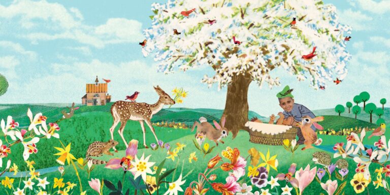 Geboortekaartje aankondiging announcement birth kaartje birthcard card baby babycard Origineel uniek feest vintage retro poesie nostalgie gezellig vrolijk kleurrijk stoer schattig nostalgisch fantasie creatief art kunst illustratie illustration gouden boekje kijkplaat zoekprent zoekplaat zoekboek kinderboek festival reizen gepersonaliseerd Bloemen dieren broer zus kindje meisje jongen genderneutraal gender neutraal cultuur huidskleur zwart donker Turks Chinees halfbloed Marokkaans Surinaams Antilliaans Landschap bos bosdieren konijn das hert Bambi hertjes vos vosje uil haas romantisch poesie lente bloesem buiten