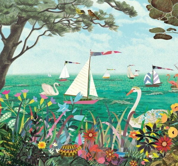 Geboortekaartje aankondiging announcement birth kaartje birthcard card baby babycard Origineel uniek feest vintage retro poesie nostalgie gezellig vrolijk kleurrijk stoer schattig nostalgisch fantasie creatief art kunst illustratie illustration gouden boekje kijkplaat zoekprent zoekplaat zoekboek kinderboek festival reizen gepersonaliseerd Bloemen dieren broer zus kindje meisje jongen genderneutraal gender neutraal cultuur huidskleur zwart donker Turks Chinees halfbloed Marokkaans Surinaams Antilliaans zee bootje zeilen zeilboot zwaan bloemen flamingo