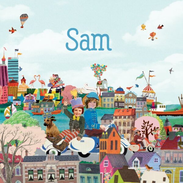 Geboortekaartje aankondiging announcement birth kaartje birthcard card baby babycard Origineel uniek feest vintage retro poesie nostalgie gezellig vrolijk kleurrijk stoer schattig nostalgisch fantasie creatief art kunst illustratie illustration kijkplaat zoekprent zoekplaat zoekboek kinderboek festival reizen gepersonaliseerd Bloemen dieren broer zus kindje meisje jongen genderneutraal gender neutraal cultuur huidskleur zwart donker Turks Chinees halfbloed Marokkaans Surinaams Antilliaans buiten huis stad dorp landschap Groningen utrecht amsterdam Haarlem Groningen den Bosch kerk stadhuis eigen huis bootjes architectuur icoon herfst najaar bladeren, scooter, siblings, broer, zus, huisdier, hond, bloesem, roze, lente, voorjaar