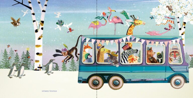 Geboortekaartje aankondiging announcement birth kaartje birthcard card baby babycard Origineel uniek feest vintage retro poesie nostalgie gezellig vrolijk kleurrijk stoer schattig nostalgisch fantasie creatief art kunst illustratie illustration gouden boekje kijkplaat zoekprent zoekplaat zoekboek kinderboek festival reizen gepersonaliseerd Bloemen dieren broer zus kindje meisje jongen genderneutraal gender neutraal cultuur huidskleur zwart donker Turks Chinees halfbloed Marokkaans Surinaams Antilliaans safari bus safari's dieren bigfive giraffe flamingo pinguïn zebra beer ezel hond poes vlinder alpaca landschap afrika vosje winter sneeuw sjaal sjawl