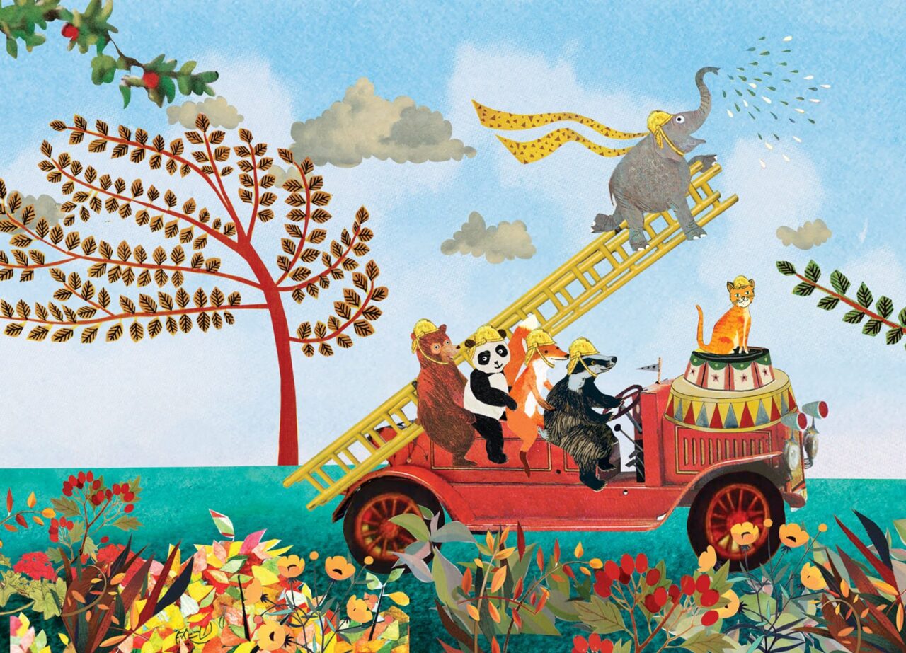 Poster kijkplaat kinderkamer babykamer prent decoratie muurversiering wanddecoratie kunst Origineel uniek feest vintage retro poesie nostalgie gezellig vrolijk kleurrijk stoer schattig nostalgisch fantasie creatief art kunst illustratie illustration gouden boekje kijkplaat zoekprent zoekplaat zoekboek kinderboek festival reizen gepersonaliseerd Bloemen dieren broer zus kindje meisje jongen genderneutraal gender neutraal cultuur huidskleur zwart donker Turks Chinees Marokkaans Surinaams Antilliaans ansicht postkaart postcard postcrossing post stationary stationery verjaardag verjaarskaart dieren brandweer brandweerwagen olifant beer panda das vos poes