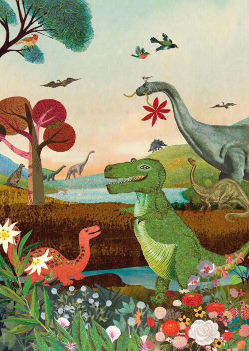 poster dinoland staand