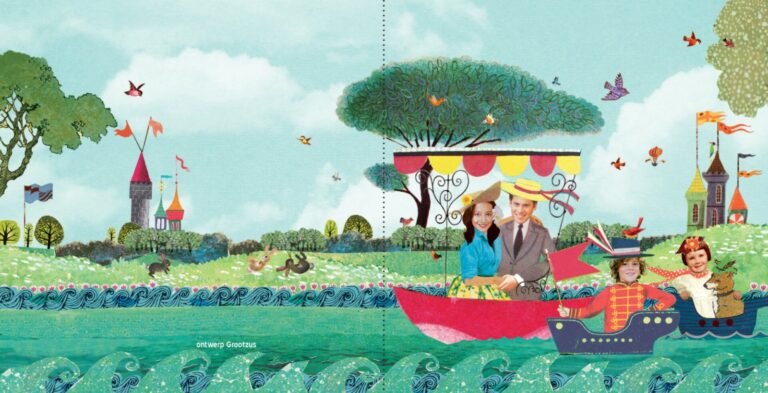 Origineel uniek feest vintage retro poesie nostalgie gezellig vrolijk kleurrijk stoer schattig nostalgisch fantasie creatief art kunst illustratie illustration festival boot zeilboot huwelijksbootje bootja varen gondel Venetië romantisch amsterdam rotterdam kijkplaat zoekprent zoekplaat zoekboek kinderboek festival reizen gepersonaliseerd Bloemen dieren bootje gezin familie portret Huwelijk trouwen trouwfeest huwelijksfeest liefdesfeest Gay homo homohuwelijk lesbisch tweevrouwen tweemannen samelove LHTB gay huwelijkskaarten bolide VW kever trouwauto trouwlocatie familieportret