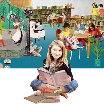 Noordhoff uitgeverij educatieve boeken schoolboeken lesmateriaal basisonderwijs basisschool taal spelling grammatica taal op maar spelling op maat leerboek lesboek oefenboek grootzus illustratie collage editorial professioneel lezen boeken literatuur bibliotheek theater leesplezier samen lezen voorlezen toneel toneelstuk boekenwurm