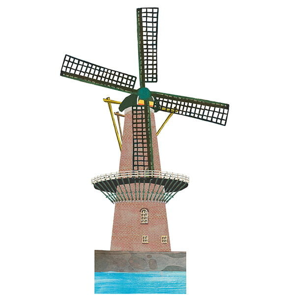 beschermd stadsgezicht stadsontwikkeling gemeente rotterdam plattegrond portret architectuur gebouwen iconen historisch typisch toonaangevend typerend gevels structuren stadsgezicht monument beeldkwaliteit stedenbouw architectuur collage illustratie professioneel Grootzus sfeervol vrolijk VOC molen Delfshaven historisch Delfshaven molen pietheynsbrug pelgrimsvaderkerk kraantje de fabriek dubbelde palmboom aelbrechtkolk rotterdam west
