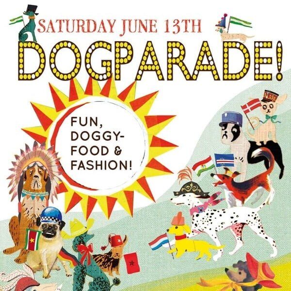 hondenparade dogparade rotterdam mieke van der linden rotterdam festivals illustratie collage professioneel grootzus hond dog baasjes humans optocht poolparty honden karaoke puppy Dit evenement is een ode aan de veelzijdige relatie tussen de mens en zijn beste vriend, de loyale metgezel, de trouwe viervoeter. In al zijn soorten, maten, en rassen. Van vuilnisbak tot Koningspoedel. hondenshow festival museum Halloween theater rotterdam galerie schilderijen kunst portretten