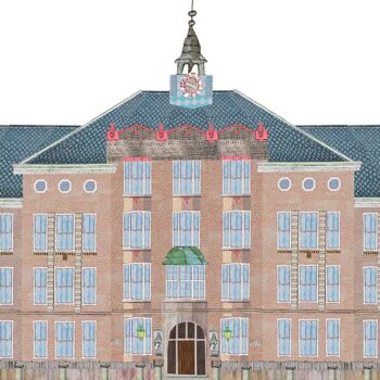 beschermd stadsgezicht stadsontwikkeling gemeente rotterdam plattegrond portret architectuur gebouwen iconen historisch typisch toonaangevend typerend gevels structuren stadsgezicht monument beeldkwaliteit stedenbouw architectuur collage illustratie professioneel Grootzus sfeervol vrolijk kralingen rotterdam oost hoflaan Vijverlaan Lambertuskerk vijverweg apenhof libanon lyceum Kralingse school arboretum trombenburg klassiek historisch