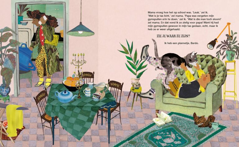 Illustratie illustration collage professioneel sfeervol redactioneel boekillustratie tijdschrift onderwerp intelligent doelgericht innemend gevoelig grootzus fantasie realistisch grafisch figuratief fotografisch nostalgisch vintage vrolijk humor doeltreffend kinderboek Sjoerd kuyper Sjoerd Kuijper kuiper scheiden gescheiden ouders scheiding kinderen gescheiden ouders poes vriendschap missen gemis Origineel uniek feest vintage retro poesie nostalgie gezellig vrolijk kleurrijk stoer schattig nostalgisch stad rode kater liefde nieuwe liefde stiefouders stiefmoeder liefde zwemdiploma diploma halen kinderboek heen en weer