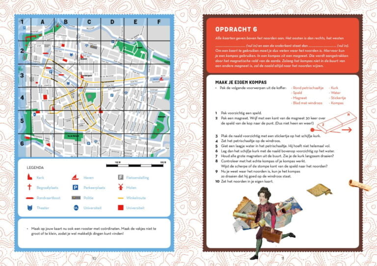 illustratie professioneel collage grootzus atlas, landkaart, globe, Blaauw, boerhaave, 18de eeuw, animatie, educatie, boerhaave, museum, film, geschiedenis, ontstaan, video, educatieve animatie, animatie in de klas