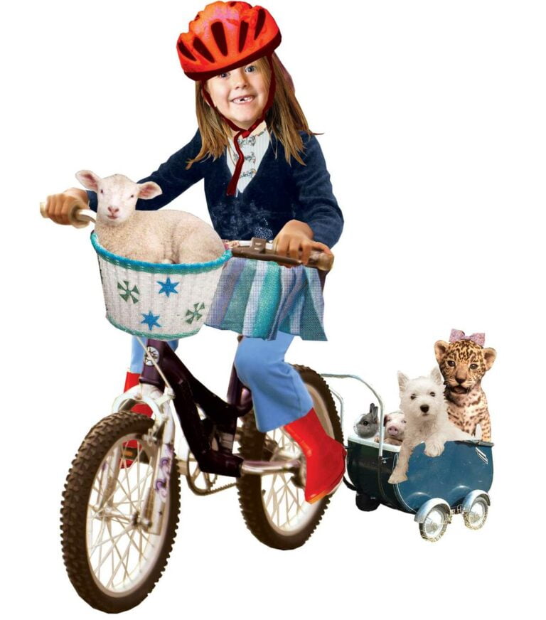 loco spellen loco spellen educatief spel leren scholieren schoolleeftijd kinderen verkeer fiets step driewieler verkeersborden verkeersregels klaar-over basisonderwijs basisschool grootzus illustratie collage professioneel editorial