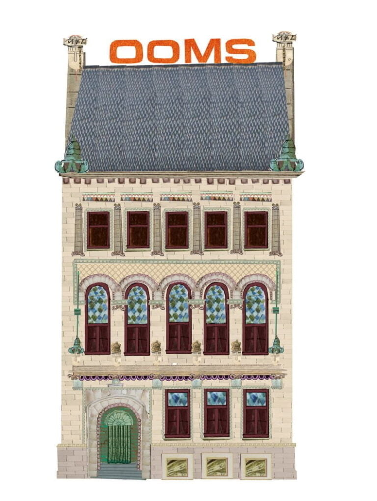 beschermd stadsgezicht stadsontwikkeling gemeente rotterdam plattegrond portret architectuur gebouwen iconen historisch typisch toonaangevend typerend gevels structuren stadsgezicht monument beeldkwaliteit stedenbouw architectuur collage illustratie professioneel Grootzus sfeervol vrolijk Noordereiland maas hulstkamp ooms Wilhelmina fontein wederopbouw hef hefbrug bruggenhoofd Willemsbrug koninginnebrug klassiek historisch OOMS ooms