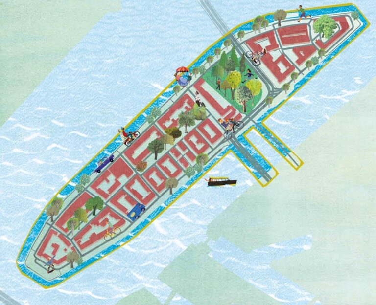 beschermd stadsgezicht stadsontwikkeling gemeente rotterdam plattegrond portret architectuur gebouwen iconen historisch typisch toonaangevend typerend gevels structuren stadsgezicht monument beeldkwaliteit stedenbouw architectuur collage illustratie professioneel Grootzus sfeervol vrolijk Noordereiland maas hulstkamp ooms Wilhelmina fontein wederopbouw hef hefbrug bruggenhoofd Willemsbrug koninginnebrug klassiek historisch