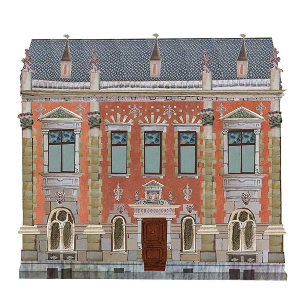 rotterdams architectuur portret van het oude gemeentearchief aan de mathenesserlaan
