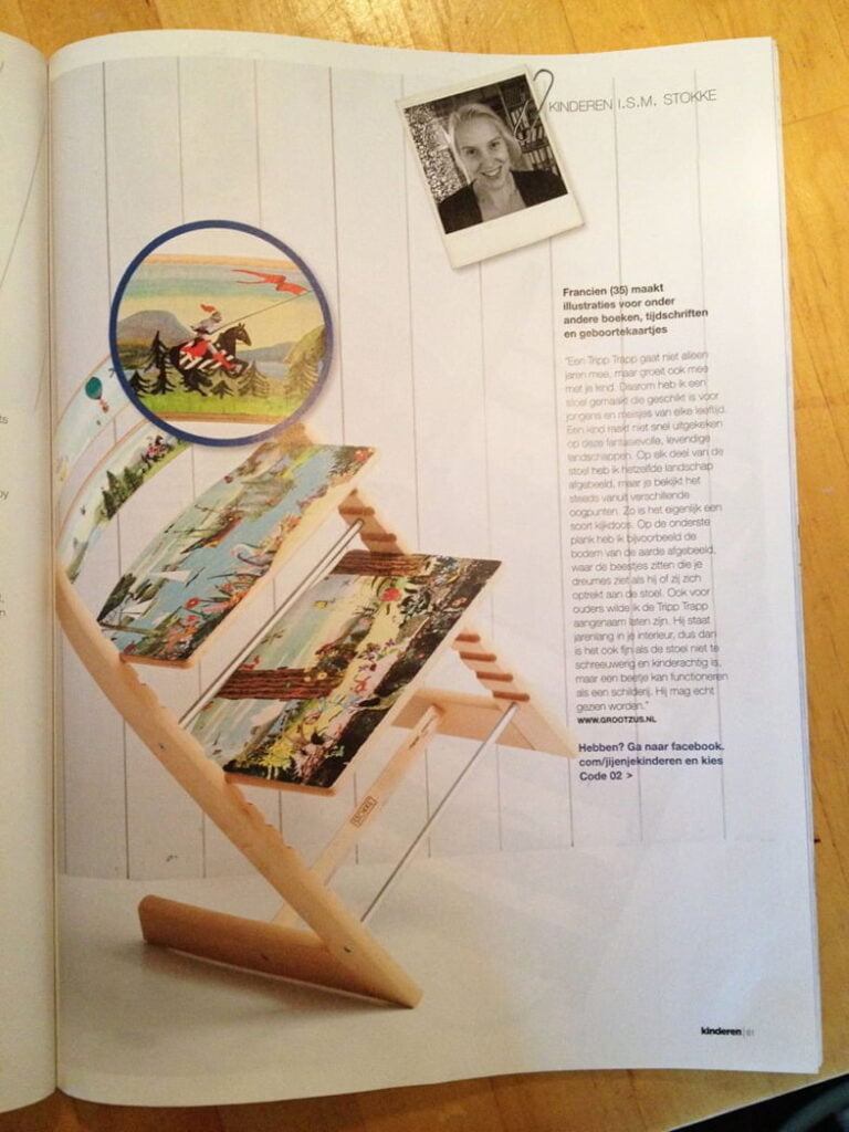Stokke Tripp Trapp kinderstoel in Grootzus stijl