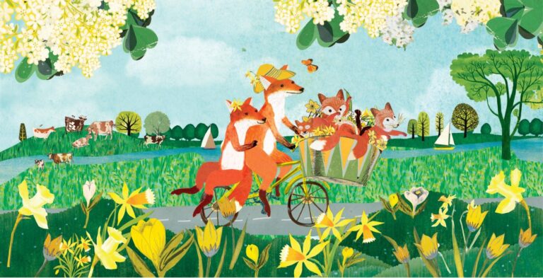 Geboortekaartje, aankondiging, announcement, birth, kaartje, birthcard, card, baby, babycard, Origineel, uniek, feest, vintage, retro, poesie, nostalgie, gezellig, vrolijk, grappig, kleurrijk, stoer, schattig, nostalgisch, fantasie, creatief, art, kunst, illustratie, illustration, kijkplaat, zoekprent, zoekplaat, zoekboek, kinderboek, prentenboek, festival reizen, gepersonaliseerd, Bloemen, dieren, broer, zus, kindje, meisje, jongen, genderneutraal, gender, neutraal, cultuur, inclusief, grote broer grote zus, siblings, grootbroer, vos, vosjes, familie, gezin, bakfiets, bakfietsmoeders, vlinders, derde kind, lente, narcis, geel, tulp, krokus, bloesem, meer, rivier ,zwanger, warm, zoet