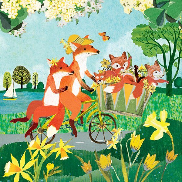 Geboortekaartje, aankondiging, announcement, birth, kaartje, birthcard, card, baby, babycard, Origineel, uniek, feest, vintage, retro, poesie, nostalgie, gezellig, vrolijk, grappig, kleurrijk, stoer, schattig, nostalgisch, fantasie, creatief, art, kunst, illustratie, illustration, kijkplaat, zoekprent, zoekplaat, zoekboek, kinderboek, prentenboek, festival reizen, gepersonaliseerd, Bloemen, dieren, broer, zus, kindje, meisje, jongen, genderneutraal, gender, neutraal, cultuur, inclusief, grote broer grote zus, siblings, grootbroer, vos, vosjes, familie, gezin, bakfiets, bakfietsmoeders, vlinders, derde kind, lente, narcis, geel, tulp, krokus, bloesem, meer, rivier ,zwanger, warm, zoet