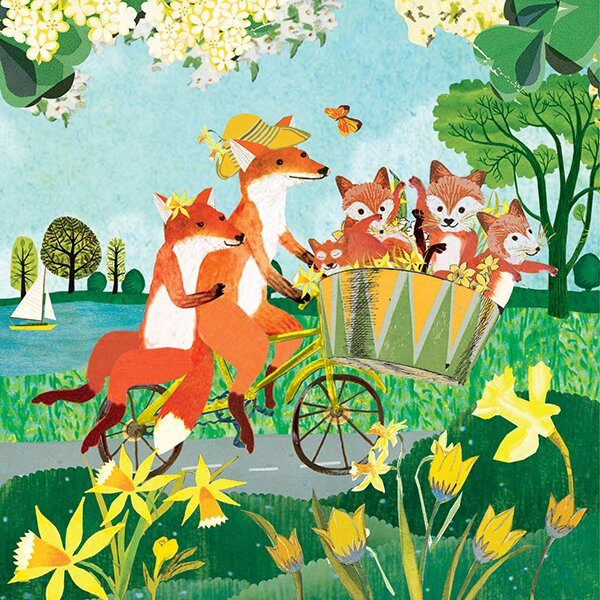 Geboortekaartje, aankondiging, announcement, birth, kaartje, birthcard, card, baby, babycard, Origineel, uniek, feest, vintage, retro, poesie, nostalgie, gezellig, vrolijk, grappig, kleurrijk, stoer, schattig, nostalgisch, fantasie, creatief, art, kunst, illustratie, illustration, kijkplaat, zoekprent, zoekplaat, zoekboek, kinderboek, prentenboek, festival reizen, gepersonaliseerd, Bloemen, dieren, broer, zus, kindje, meisje, jongen, genderneutraal, gender, neutraal, cultuur, inclusief, grote broer grote zus, siblings, grootbroer, vos, vosjes, familie, gezin, bakfiets, bakfietsmoeders, vlinders, vierde kind, lente, narcis, geel, tulp, krokus, bloesem, meer, rivier ,zwanger, warm, zoet