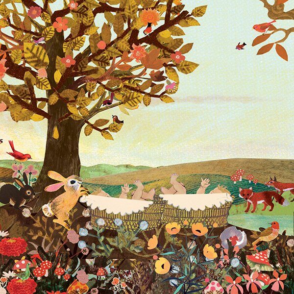 Geboortekaartje aankondiging announcement birth kaartje birthcard card baby babycard Origineel uniek feest vintage retro poesie nostalgie gezellig vrolijk kleurrijk stoer schattig nostalgisch fantasie creatief art kunst illustratie illustration kijkplaat zoekprent zoekplaat zoekboek kinderboek festival reizen gepersonaliseerd Bloemen dieren broer zus kindje meisje jongen genderneutraal gender neutraal cultuur huidskleur zwart donker Turks Chinees halfbloed Marokkaans Aziatisch Surinaams Antilliaans Landschap bos bosdieren konijn das hert Bambi hertjes vos vosje uil haas romantisch poesie nazomer gezellig warm sunset tweeling twin meerling drieling