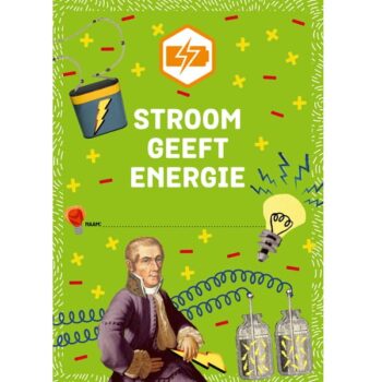 educatieve collage illustraties voor lesprogramma van rijksmuseum boerhaave over stroom