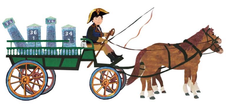 illustratie voor de posters en flyers van de napoleon dag in rhoon