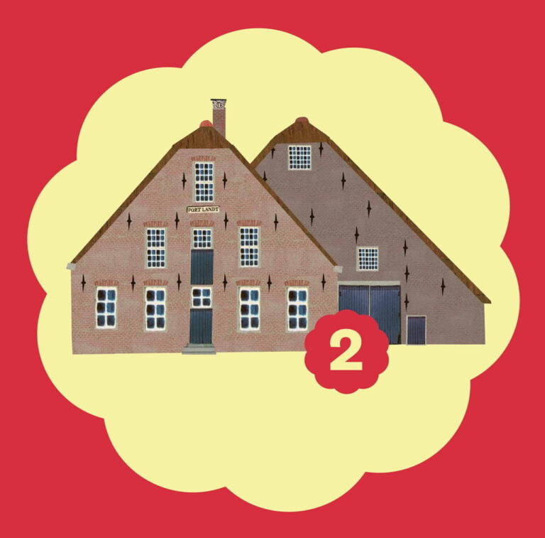 illustratie voor de posters en flyers van de napoleon dag in rhoon