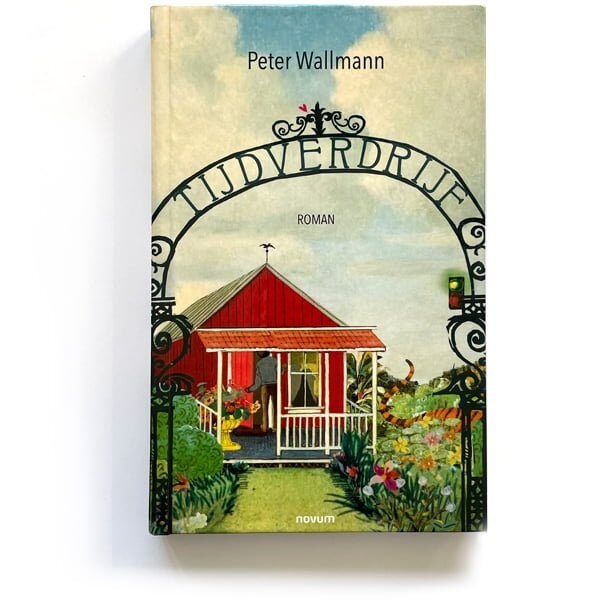 omslag ontwerp en illustratie voor 8216tijdverdrijf8217 van nico haasbroek pseudoniem peter wallmann