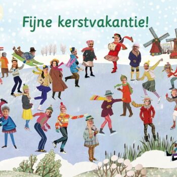 illustraties voor kerstkaarten montessori school kralingen