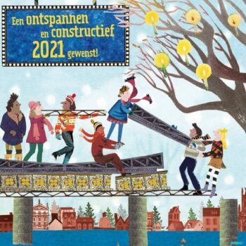 illustraties voor kerstkaarten van antes zorg