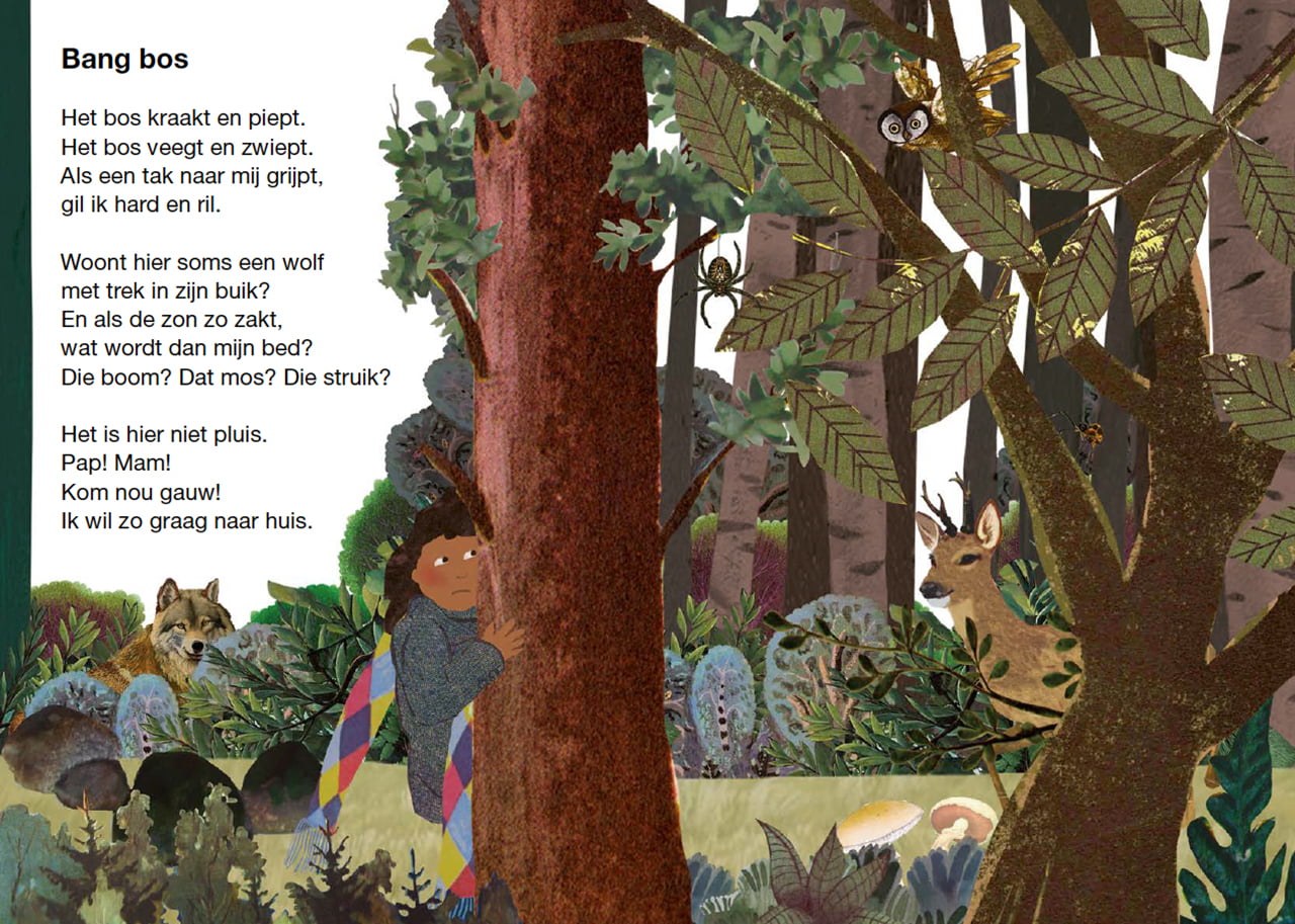 Illustraties voor het leesboekje Hee ree van Uitgeverij Zwijsen Veilig leren lezengeschreven door Linda Vogelesang