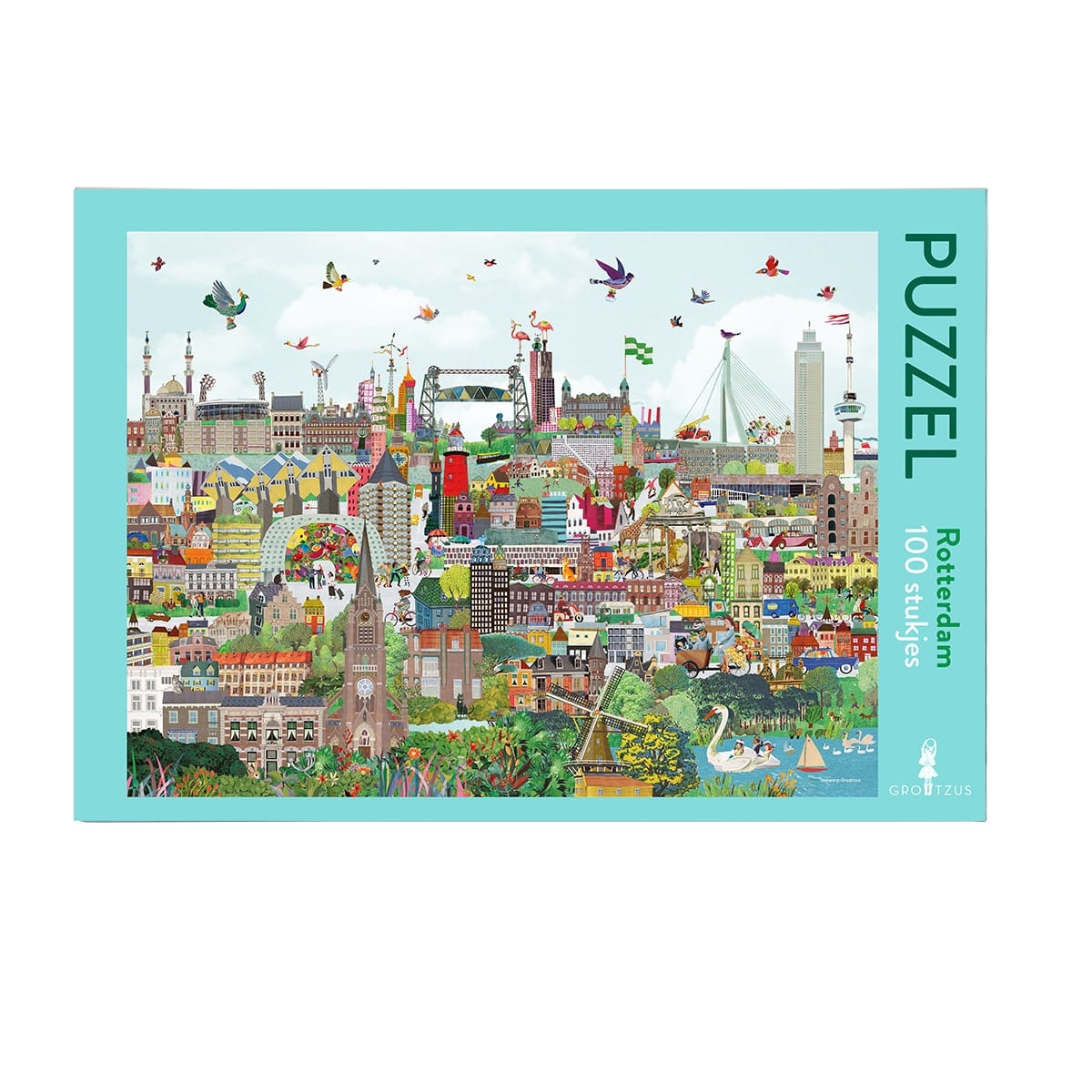 Puzzel Rotterdam 100 stukjes